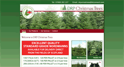 Desktop Screenshot of drpchristmastrees.co.uk